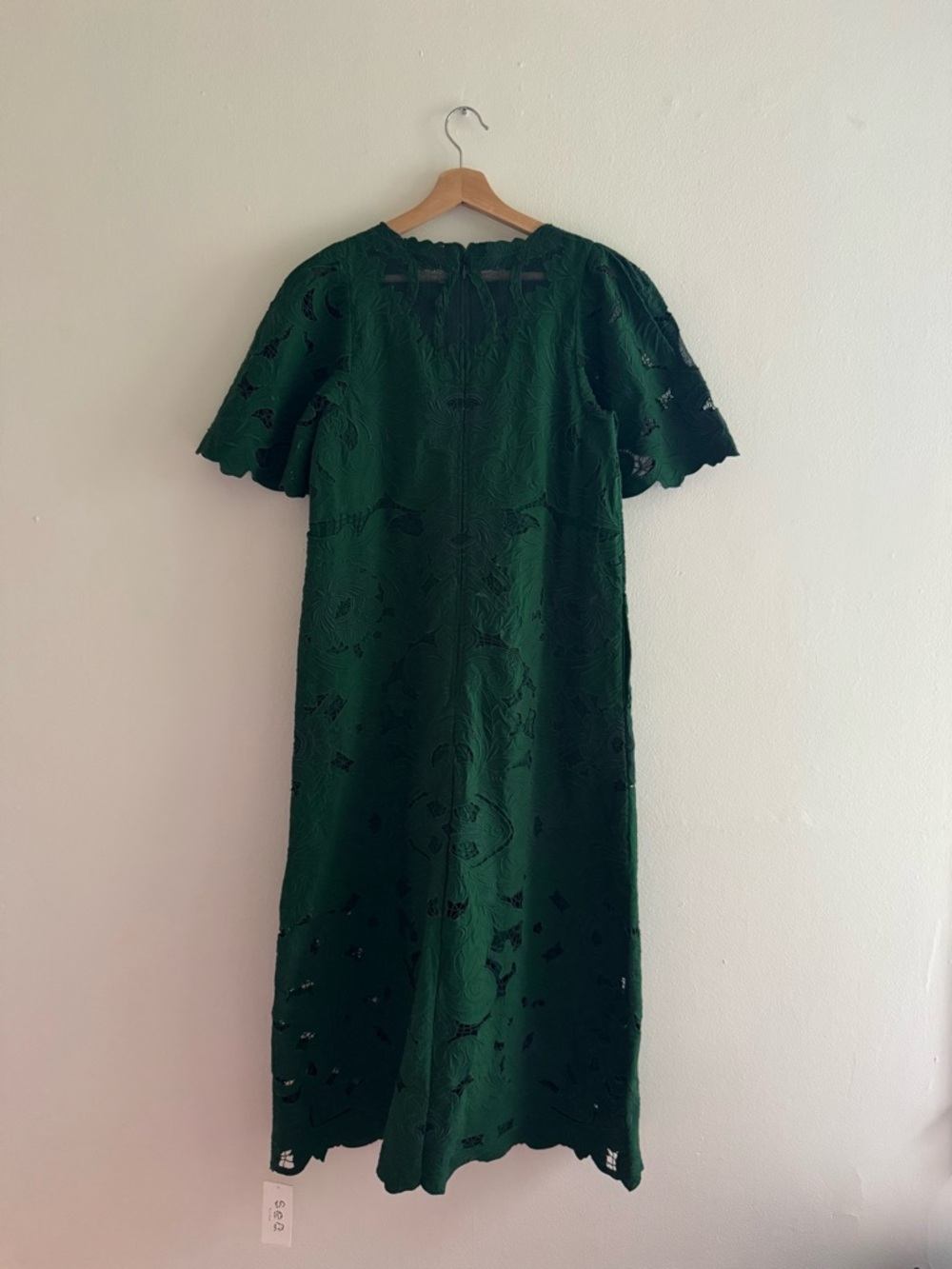 NWT Sea New York Ceci embroidery maxi dress green medium - Picture 6 of 11